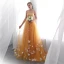 Chic / Beautiful Orange Prom Dresses 2019 A-Line / Princess Strapless Butterfly Appliques Bow Sleeveless Backless Sweep Train Formal Dresses