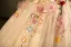 Flower Fairy Champagne Beading Sequins Lace Flower Multi-Colors Appliques Prom Dresses 2025 Ball Gown Scoop Neck Sleeveless Backless Floor-Length / Long Formal Dresses