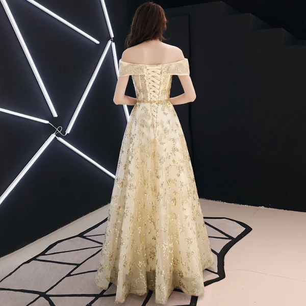 Gold Dress 2019 Gold Evening Dresses 2019 Gold 2019 Prom Dress Collections