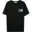 Casual Summer Black Loose Cartoon Printing Cotton T-Shirts 2021 Scoop Neck Short Sleeve Women's Tops T-shirt