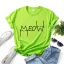 Lovely Summer White Loose Street Wear Cotton T-Shirts 2021 Scoop Neck Short Sleeve Women's Tops T-shirt