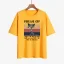 Fashion Summer Street Wear Loose White Cartoon Animal Print Letter Graphic T-Shirts 2021 Cotton Scoop Neck Short Sleeve Women's Tops T-shirt