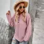 Comfortable Fall Winter White Street Wear Sweaters 2021 Cotton V-Neck Long Sleeve Loose Women's Tops