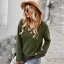 Sexy Fall Winter Beige Street Wear Sweaters 2021 Cotton V-Neck Regular Long Sleeve Women Tops