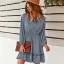 Chic / Beautiful Fall Winter Casual Dark Green Regular Women Dresses 2021 V-Neck Long Sleeve