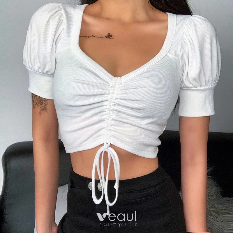 Tight v neck shirts on sale