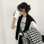 Été Blanche Impression Ample T-Shirts 2021 Encolure Dégagée Coton Hauts pour Femmes