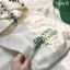 Fashion White Cotton Street Wear Cartoon Printing Loose T-Shirts 2021 Scoop Neck Short Sleeve Women's Tops T-shirt