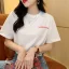 Summer Street Wear Casual Black Loose T-Shirts 2021 Cotton Scoop Neck Short Sleeve Women's Tops T-shirt