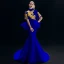 Chinese style Vintage / Retro Ivory Evening Dresses  2019 Trumpet / Mermaid High Neck Embroidered 1/2 Sleeves Backless Court Train Formal Dresses