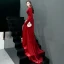 Chic / Beautiful Burgundy Evening Dresses  2019 Trumpet / Mermaid V-Neck Suede Long Sleeve Split Front Court Train Formal Dresses