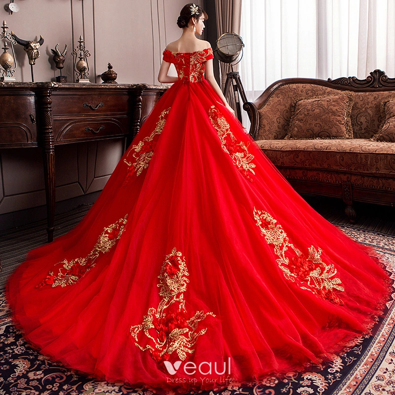 Bridal red dresses 2019 hotsell