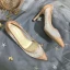 Mode Champagne Brudskor 2019 Rhinestone Tyll 9 cm Stilettklackar Spetsiga Bröllop Pumps