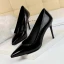 Eenvoudige Khaki Kantoor Pumps 2019 Lakleer 9 cm Naaldhakken / Stiletto Spitse Neus Pumps