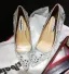 Chic / Beautiful Silver Wedding Shoes 2019 Crystal Rhinestone 9 cm Stiletto Heels Pointed Toe Wedding Pumps