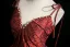 Unusual Burgundy Flower Printing Prom Dresses 2025 Ball Gown Spaghetti Straps Sleeveless Backless Floor-Length / Long Formal Dresses
