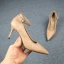 Chic / Belle Kaki Bureau Escarpins 2019 Cuir 7 cm Talons Aiguilles Bride Cheville À Bout Pointu Escarpins