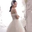 Chic Champagne Robe De Mariée 2019 Princesse De l'épaule Paillettes En Dentelle Fleur Sans Manches Dos Nu Train De Balayage
