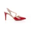 Sexy Himmelblau Cocktail Niet Sandalen Damen 2021 Knöchelriemen 8 cm Stilettos Spitzschuh Sandaletten Hochhackige