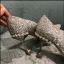 Scintillantes Argenté Chaussure De Mariée 2019 Cuir Faux Diamant Paillettes 8 cm Talons Aiguilles À Bout Pointu Mariage Escarpins