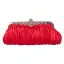 Klassieke Elegante Zilveren Handtassen Gestreept Kralen Rhinestone Velour Huwelijk Feest Accessoires 2019
