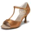 Chic / Beautiful White Prom Latin Dance Shoes 2021 T-Strap 7 cm Stiletto Heels Pointed Toe Womens Sandals High Heels