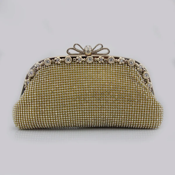 Scintillantes Bling Bling Doré Pochette Perlage Faux Diamant Velour Métal Cocktail Soirée Accessorize 2019