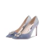 Charmant Pink Brautschuhe 2019 Leder Strass Perle Pailletten 10 cm Stilettos Spitzschuh Hochzeit Pumps