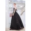 Chic / Belle Noire Robe De Bal 2019 Princesse Bretelles Spaghetti Sans Manches Dos Nu Paillettes Longue Robe De Ceremonie