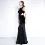 Chic / Beautiful Black Evening Dresses  2019 Trumpet / Mermaid Suede One-Shoulder Sleeveless Backless Floor-Length / Long Formal Dresses