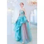 Charming Jade Green Evening Dresses  2019 A-Line / Princess Spaghetti Straps Pearl Rhinestone Lace Flower Sleeveless Backless Floor-Length / Long Formal Dresses