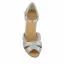 Fashion Silver Street Wear Womens Sandals 2021 Ankle Strap 7 cm Stiletto Heels Open / Peep Toe Sandals High Heels
