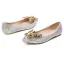 Chic / Beautiful Multi-Colors 2019 Rhinestone Pearl Butterfly Flat Pointed Toe Wedding Shoes