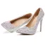 Charmant Multi-Kleuren Bruidsschoenen 2019 Rhinestone 11 cm Naaldhakken / Stiletto Spitse Neus Huwelijk Pumps