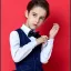 Bleu Marine 3 pièces Costume Garçon Mariage 2021 Noeud Manches Longues Gilet Chemise Pantalon Costumes De Mariage pour garçons