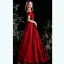 Chic / Belle Bordeaux Robe De Bal 2021 Princesse De l'épaule Manches Courtes Dos Nu Longue Promo Robe De Ceremonie