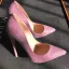 Charmant Rose Bonbon Soirée Escarpins 2020 Glitter Paillettes 12 cm Talons Aiguilles À Bout Pointu Escarpins