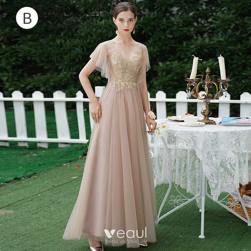 Khaki bridesmaid dresses 2025