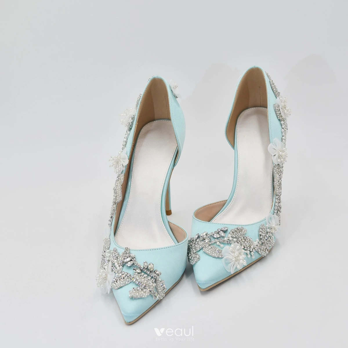 mint wedding shoes