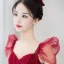 Elegant Burgundy Beading Rhinestone Prom Dresses 2021 A-Line / Princess Square Neckline Short Sleeve Backless Prom Floor-Length / Long Formal Dresses