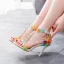 Charming White Pearl T-Strap Lace Flower Wedding Shoes 2021 9 cm Stiletto Heels Open / Peep Toe Wedding Sandals High Heels