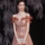 Charmant Watermelon Rouge Robe De Bal 2021 Princesse De l'épaule Perlage Paillettes Manches Courtes Dos Nu Longue Robe De Ceremonie