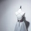Sexy Grey Evening Dresses  2019 A-Line / Princess Spaghetti Straps Suede Sleeveless Backless Tea-length Formal Dresses