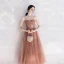 Chic / Belle Champagne de retour Robe De Graduation 2019 Princesse Corset  Bretelles Spaghetti Perle Paillettes Sans Manches Dos Nu Longueur Cheville Robe De Ceremonie