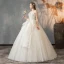 Elegant Ensfarget Elfenben Brudekjoler 2019 Prinsesse Strapless Uten Ermer Ryggløse Buste Lange