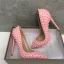 Chic / Belle Rose Bonbon Soirée Escarpins 2019 Cuir Rivet 12 cm Talons Aiguilles À Bout Pointu Escarpins