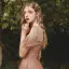 Fashion Glitter Orange Prom Dresses 2021 A-Line / Princess Off-The-Shoulder Short Sleeve Backless Floor-Length / Long Formal Dresses