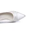 Chic Ivoire Soirée Escarpins 2019 Cuir 8 cm Talons Aiguilles À Bout Pointu Escarpins