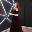 Chic / Beautiful Burgundy Evening Dresses  2019 A-Line / Princess Spaghetti Straps Suede Bow Short Sleeve Backless Floor-Length / Long Formal Dresses