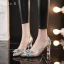 Moderne / Mode Jaune Soirée Escarpins 2019 Faux Diamant 7 cm Talons Aiguilles À Bout Pointu Escarpins